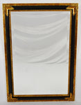 Vintage Large Framed Beveled Wall Mirror