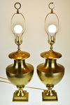 Vintage Large Scale Urn Shaped Table Lamps - A Pair
