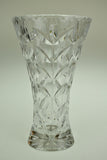 Vintage Cut Crystal Tapered Vase