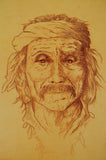Native American Navajo Medicine Man Pencil Signed Print Eastman