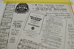 1935 The Rose In Her Hair, Broadway Gondolier Sheet Music / Music Score w/COA