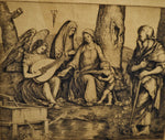 1877 La Sainte Famille, The Holy Family w/ Saint Paul, Amand Durand Heliogravure