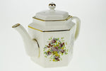 Vintage Arthur Wood England Porcelain Floral Teapot