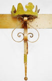 Large Wrought Iron Candle Holder Wall Sconce