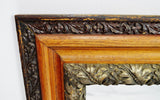 Antique Decorative Wood Gesso Mirror