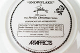 Vintage 1989 Native American Christmas Collectors Plate Snowflake by Perillo
