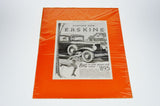 1930 Erskine Studebaker Print Ad  From The Saturday Evening Post w/ Certificate