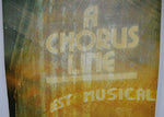 Authentic Chorus Line Musical Forrest Theatre Billboard  78" x 36"