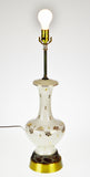 Hollywood Regency Porcelain and Gilt Table Lamp