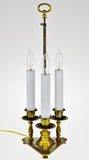 Antique Brass Bouillotte Table Lamp