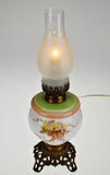 Vintage M. B. Co. Arctic No. 3 Electrified Oil Table Lamp