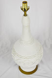 Vintage Large Scale Plaster Table Lamp