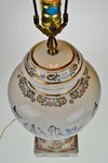 Vintage Hand Painted Porcelain Table Lamp