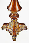 Vintage Carved Wood Look Table Lamp