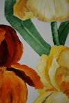Vintage Framed Floral Still Life Artist Signed Oil on Canvas Paintings - Set of 3
