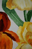 Vintage Framed Floral Still Life Artist Signed Oil on Canvas Paintings - Set of 3