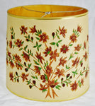 Vintage Floral Cut Out Drum Lamp Shade