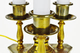 Antique Brass Bouillotte Table Lamp
