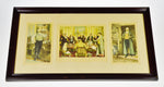 Early Morris & Bendien Framed Mezzogravure Prints - Signed