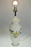 Vintage Large Textured Pottery Table Lamp