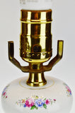Vintage Porcelain Boudoir Lamp