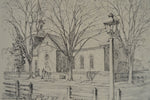 Bruton Parish Church Williamsburg, Va. Print by Charles H Overly