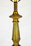 Vintage Victorian Style Ceramic and Spelter Table Lamp