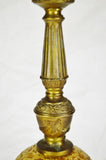 Vintage Victorian Style Ceramic and Spelter Table Lamp