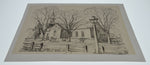 Bruton Parish Church Williamsburg, Va. Print by Charles H Overly