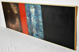 Vintage Isadore LaDuca Triptych Abstract Painting