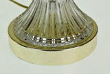 Vintage Imperlux Hand Cut Lead Crystal Lamps - A Pair