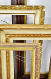 Vintage Medium Sized Wood Picture Frames - Group of 6