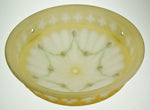 Vintage Hand Painted Satin Glass Chandelier Shade