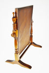 Vintage Wood Table Top Shaving Mirror