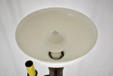 Vintage 4 Light Torchiere Floor Lamp w/ Milk Glass Diffuser