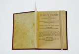 Antique 1800's Miniature Book Daily Food for Christians Daily Devotional