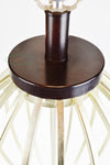 Vintage Large Metal Sphere Table Lamp