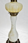 Vintage Clarks Patent Decorated Oil Lamp w/ P&A Burner