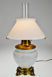 Antique Bradley & Hubbard Electrified Parlor Oil Table Lamp