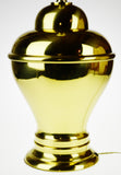Vintage Metal Ginger Jar Style Table Lamp
