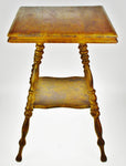 Antique Wood Fern Stand Side Table
