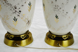 Mid Century Ceramic Table Lamps - A Pair