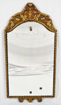 Antique Framed Thick Scalloped Sand Edge Mirror