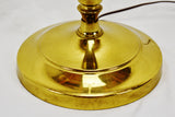Vintage Brass 3 Arm Candelabra Floor Lamp