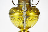 Antique 1880's Bradley & Hubbard Electrified Oil Lamp