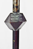 Vintage Geometric Design Adjustable Height Wrought Iron Floor Lamp
