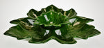 Vintage Holland Mold Leaf Design Platter and Bowl Dip Set