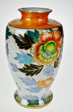 Vintage Japanese Moriage Floral Design Vase