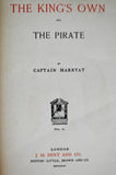 1896 Captain Frederick Marryat The Phantom Ship & The King's Own - Illustrated