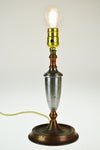 Vintage Tri Colored Metal Table Lamp